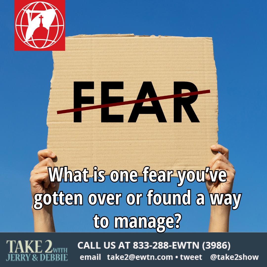 One Fear What is one fear you’ve gotten over or found a way to manage? | Take 2 ...
